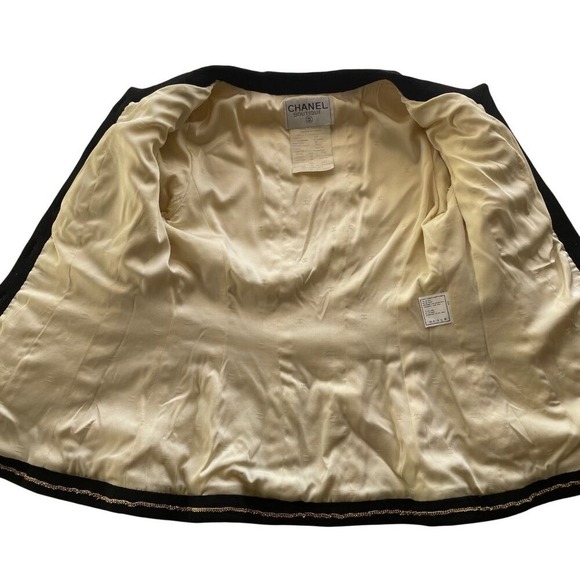 CHANEL 1994 Runway Tweed Jacket CC Buttons Boucle Iconic Collectable Size 42 EUC - Picture 13 of 16